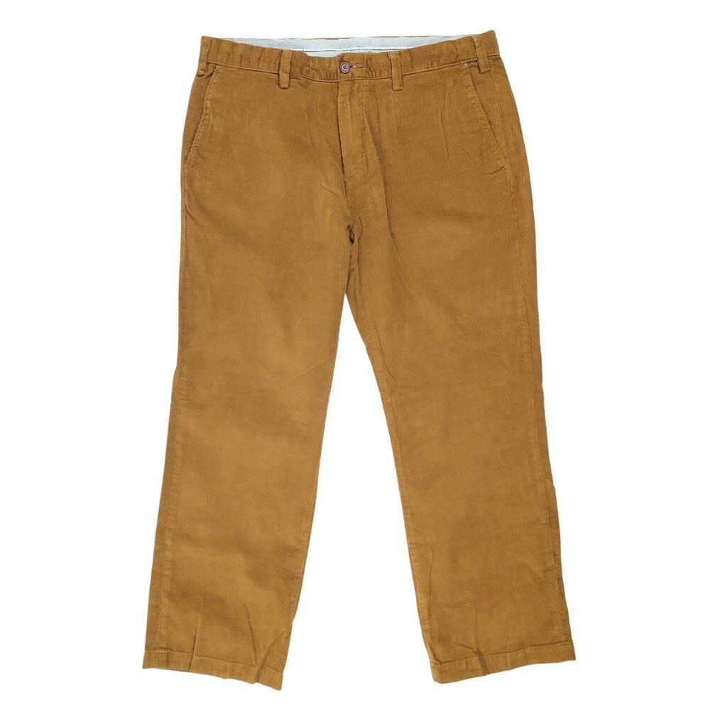 Eddie Bauer Corduroy Pants Men’s 38x30 Classic Fit Specially Dyed Brown Preppy